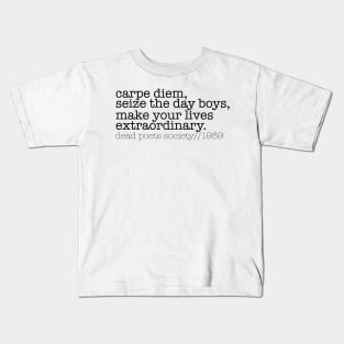 Carpe Diem -- Dead Poets Society Kids T-Shirt